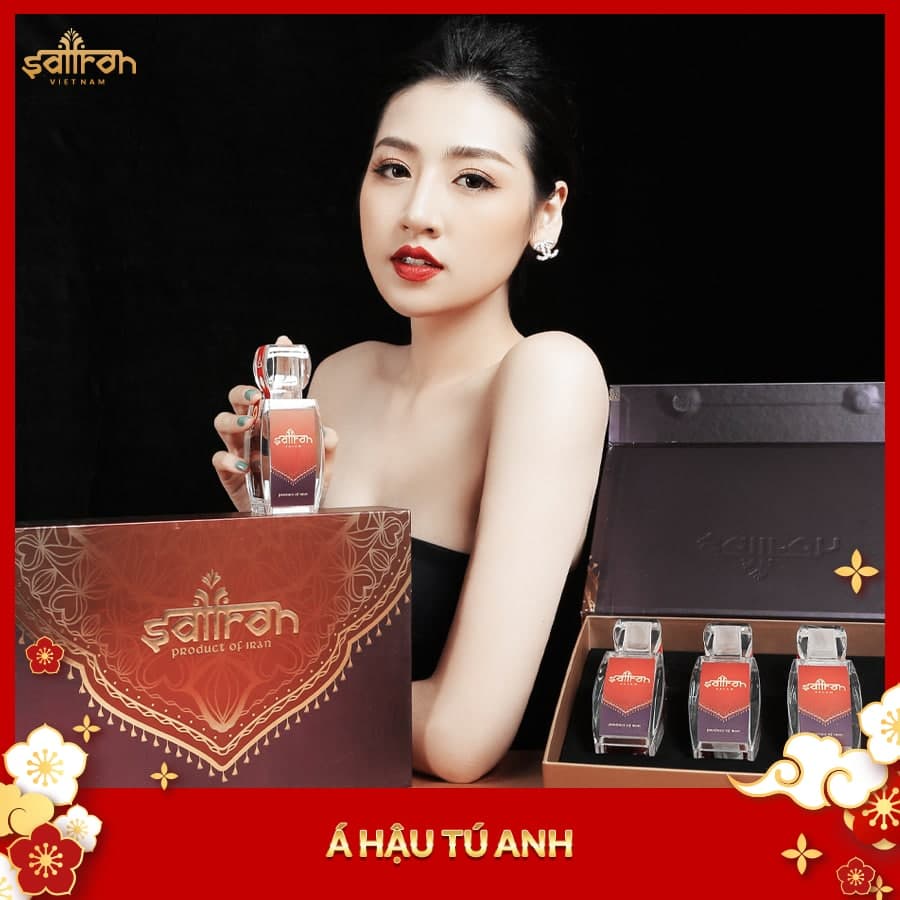 [Set 31] Set Quà Tết Cao Cấp Nhụy Hoa Nghệ Tây Saffron Iran Chính Hãng Gồm 1gr Saffron Shyam + 4 Loại Trà Thượng Hạng