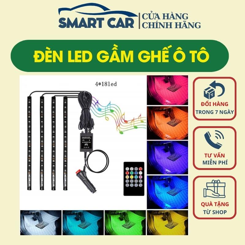 🚗𝗩𝗜𝗗𝗘𝗢 𝗥𝗘𝗩𝗜𝗘𝗪🚗 Đèn Led Gầm Ô Tô - Đèn Led Gầm Ghế Ô Tô 72 Leds Nháy Theo Nhạc, Có Remote Điều Khiển Từ Xa