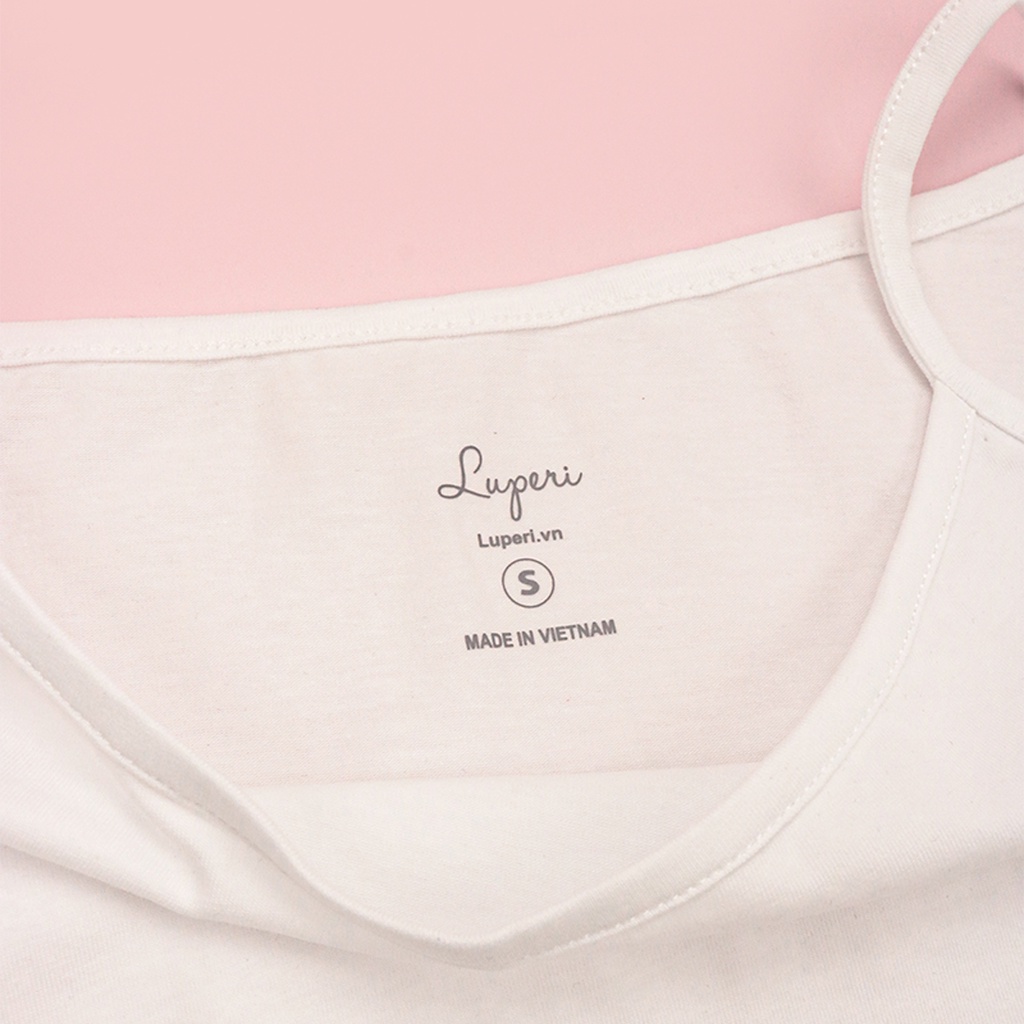 Áo 2 Dây Cotton Luperi chất liệu mềm mịn không bai nhão thấm hút mồ hôi tốt LFAD875