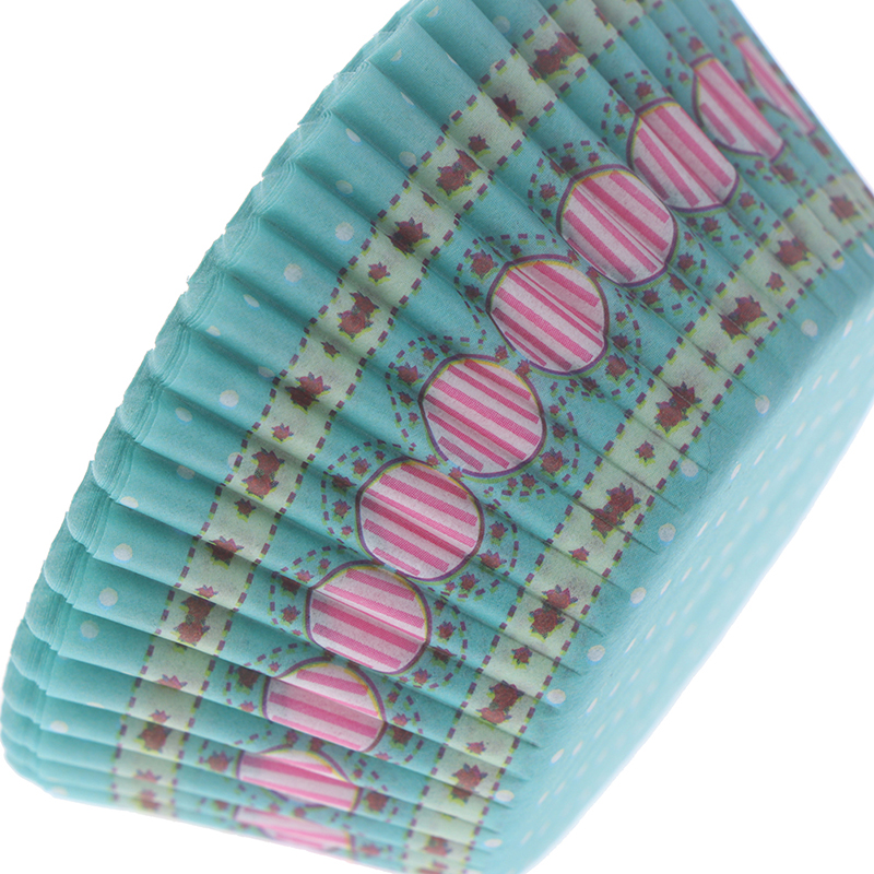 Set 100 Cốc Giấy Đựng Bánh Cupcake Dễ Thương