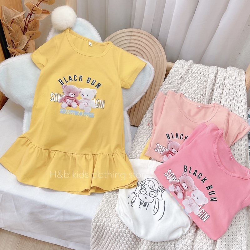 VÁY COTTON ĐUÔI CÁ SIÊU XINH CHO BÉ