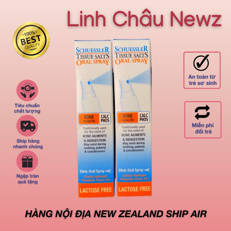 Canxi Muối Khoáng Newz Dạng Xịt Và Viên Calc Phos