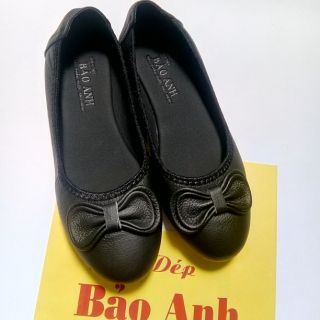 Giày búp bê da bò thật cao cấp thương hiệu Giày Dép Bảo Anh