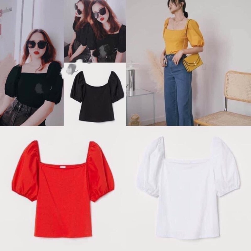 Thanh lý áo H&M newtag màu trắng sz 32