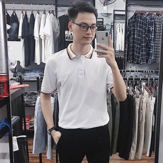 Áo polo trắng