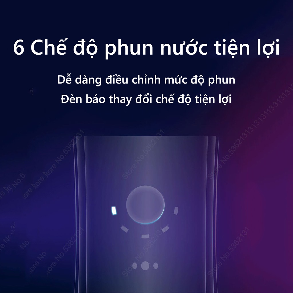 Máy Tăm Nước Xiaomi Enpuly ML8 pin 30 ngày, chống nước IPX7, bình chứa nước lớn 250ML, áp suất nước 140PSI, 2 vòi VT124