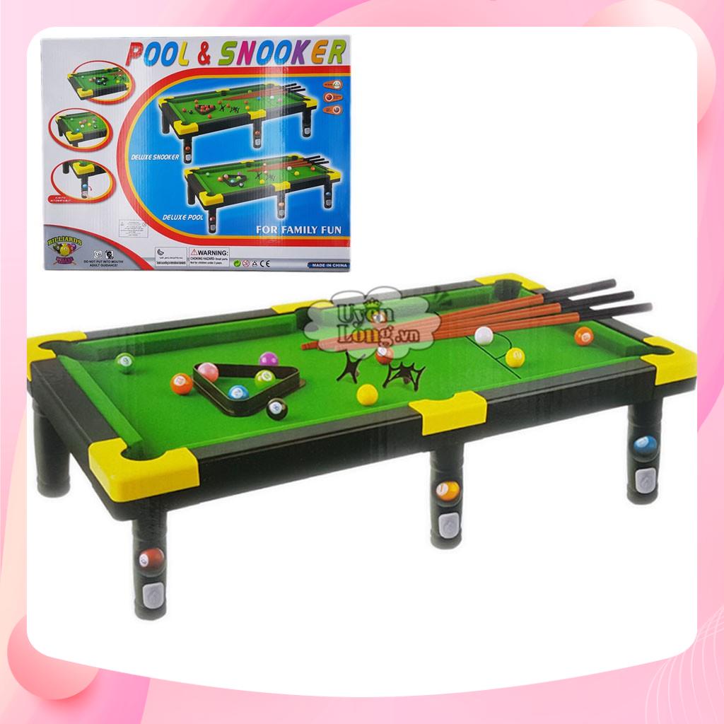 [Voucher Giảm 15K] Bàn Bi-A BILLIARDS, SNOOKER Mini 6 Lỗ Đồ Chơi Trẻ Em (Nhựa Cao Cấp, Chất Liệu Siêu Bền)