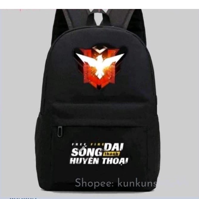 Balo Free fire dành cho học sinh tiểu học 🎁 FREESHIP 🎁 Cặp Free Fire garena sống dai thành huyền thoại