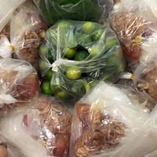 Bánh tráng sa tế hành phi tắc tự trộn thơm ngon