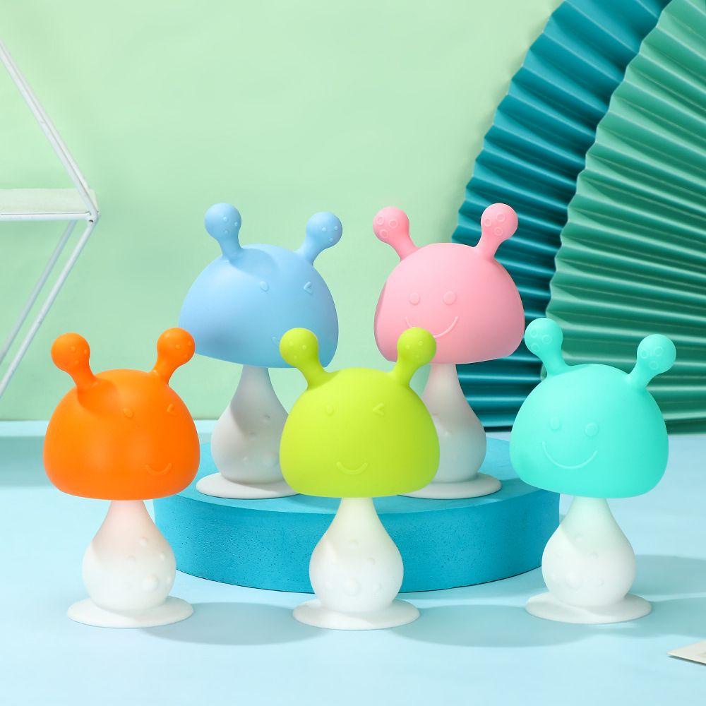 Đồ Chơi Gặm Nướu Hình Nấm Dễ Thương Cho Bé