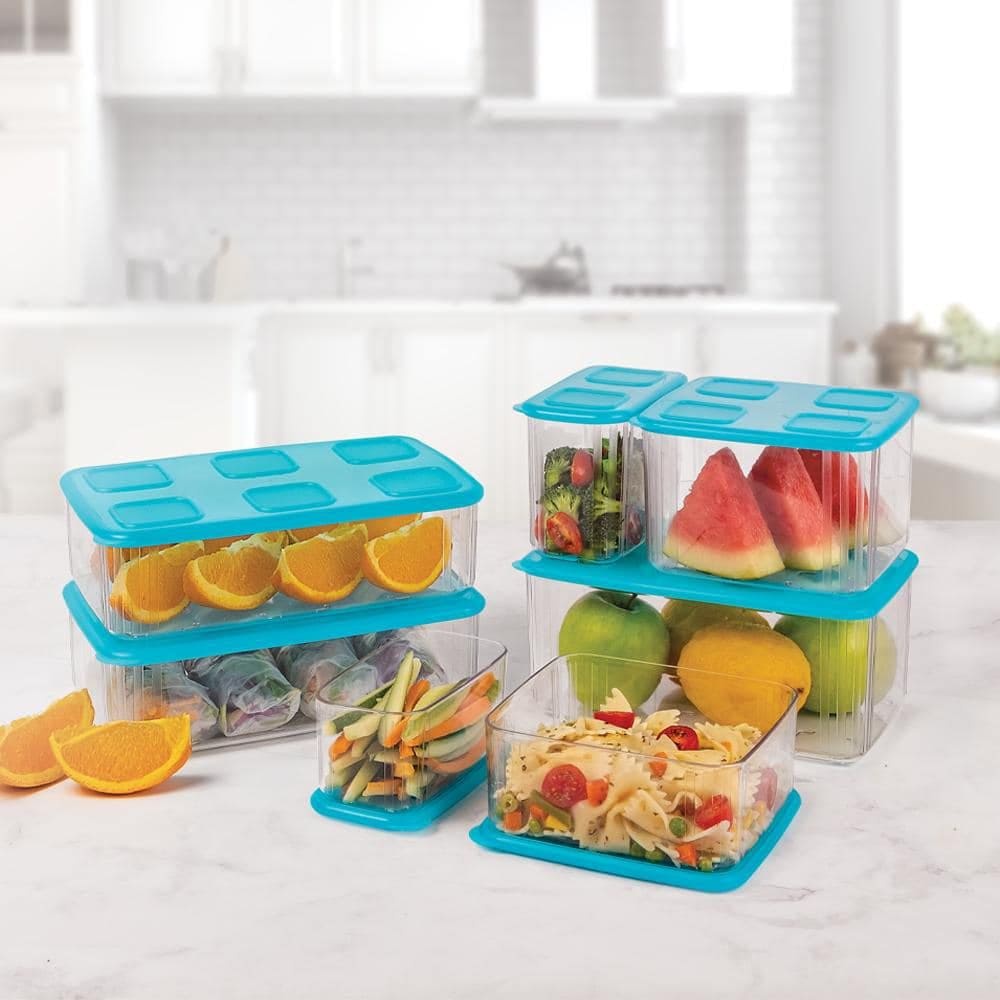 HÀNG CHÍNH HÃNG - Bộ hộp trữ mát Tupperware Fresh Clear 5 hộp