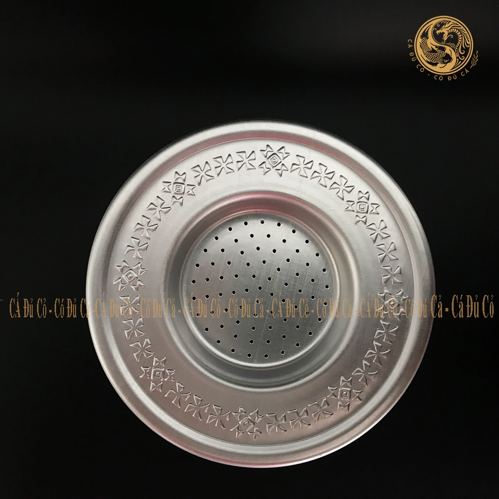 Phin pha cà phê hoa văn trống đồng phin cafe nhôm Trung Nguyên