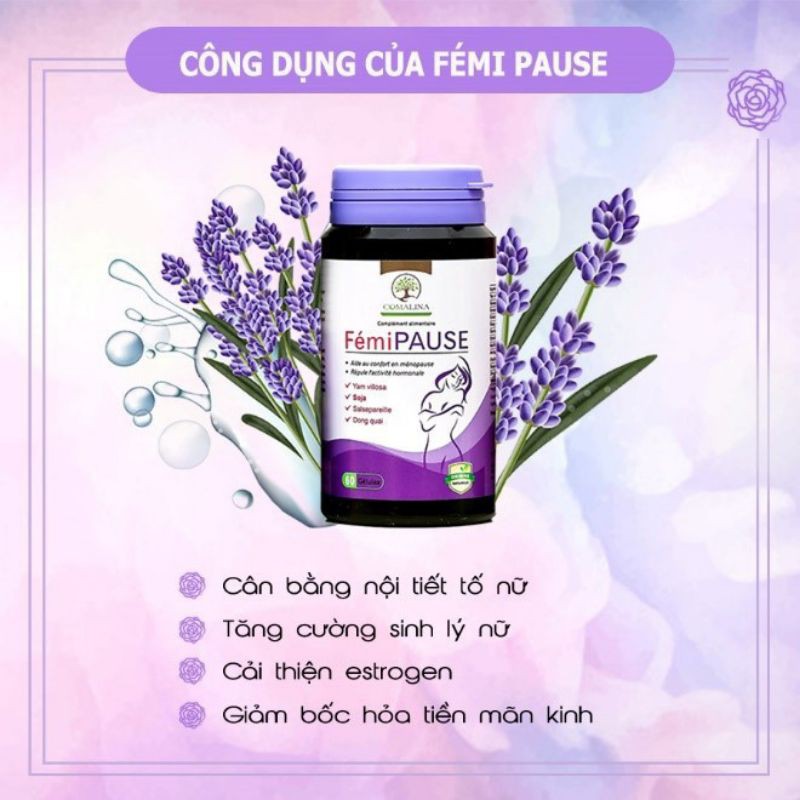 Femi Pause - Giúp cân bằng nội tiết tố nữ, tăng cường sinh lý nữ