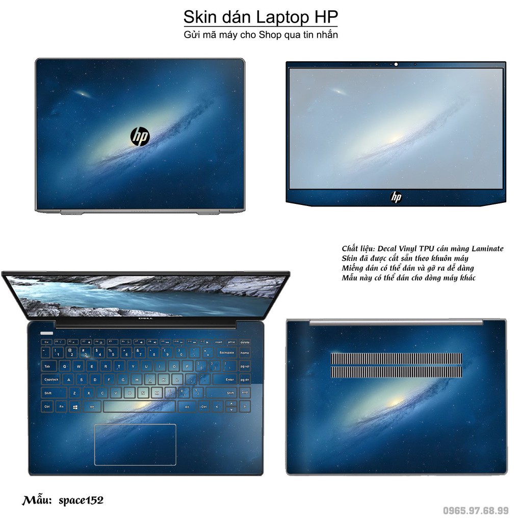 Skin dán Laptop HP in hình không gian _nhiều mẫu 26 (inbox mã máy cho Shop)