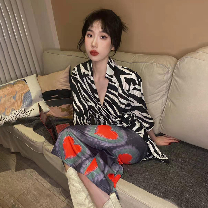 DUNEA Chân Váy Dài In Họa Tiết Trái Tim Xinh Xắn Dành Cho Nữ