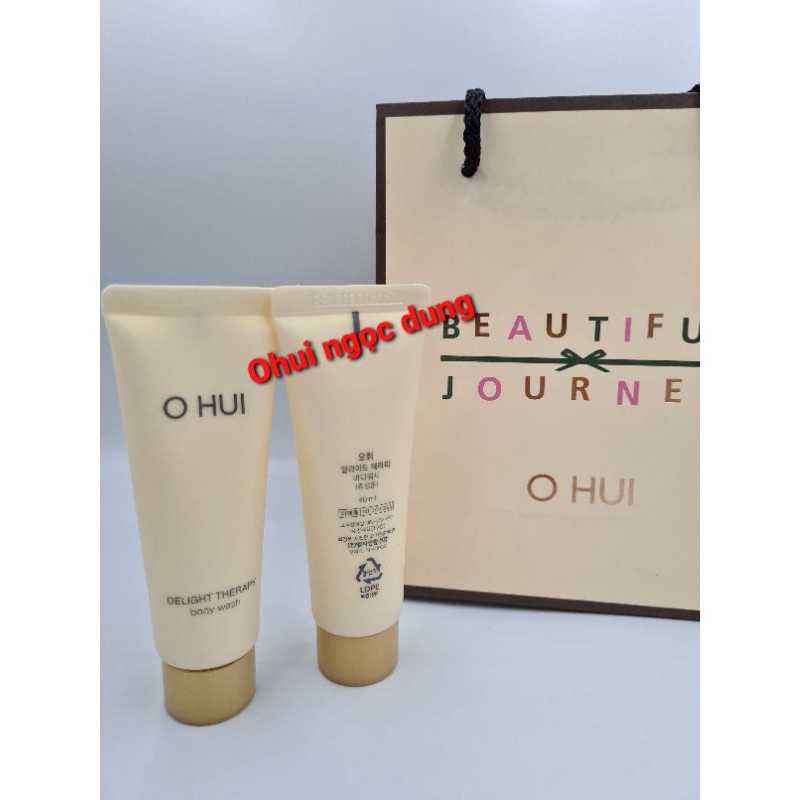 [Tách set sale rẻ] Sữa tắm cao cấp Ohui Delight Therapy Body Wash 40ml