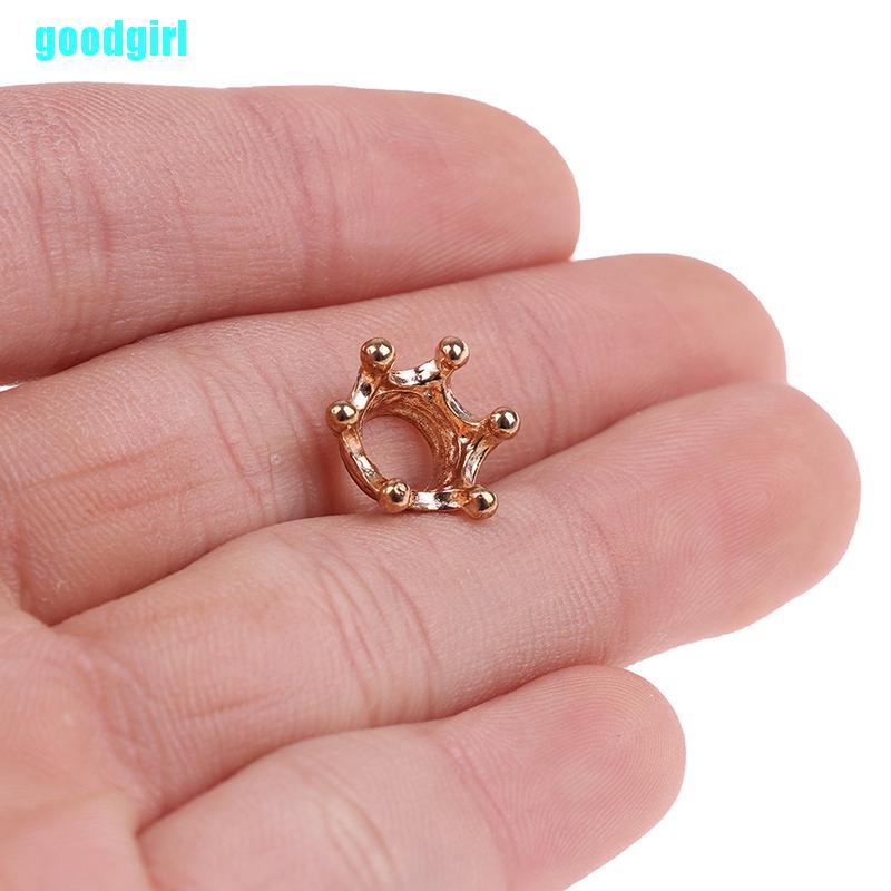 Set 2 Mô Hình Vương Miện Mini Tỉ Lệ 1: 12 Trang Trí Nhà Búp Bê