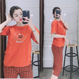 Đồ Bộ Nữ Quần Lửng Đồ Bộ Thun Đồ Bộ Mặc Nhà Đẹp