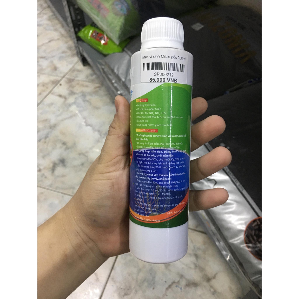 MEN VI SINH GỐC MR-BIO FISH - Lọ 200ml