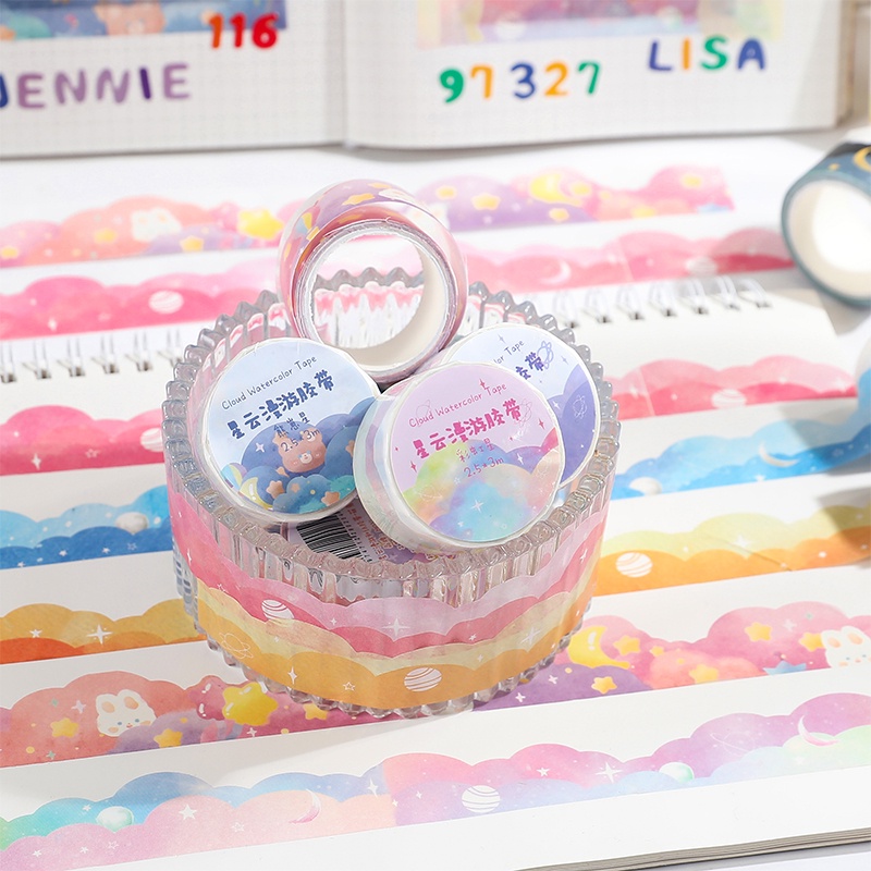 Băng Keo Dán Hình Đám Mây Kawaii Kiểu Nhật