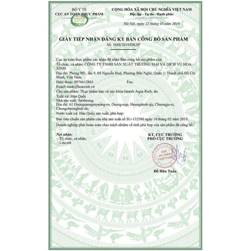 Viên uống cấp nước và collagen Aqua rich mẫu mới