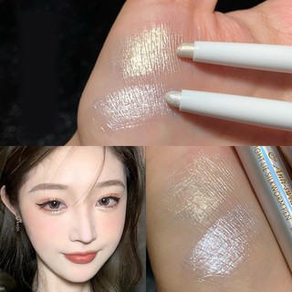 Bijiang Bút phấn mắt ánh ngọc trai lấp lánh chống thấm nước cho người mới bắt đầu
