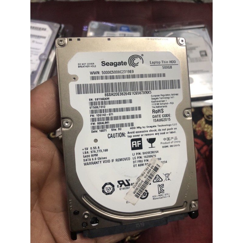 Ổ cứng Laptop - HDD 2.5 Sata - Bóc máy - Đã qua sử dụng. 99% Như mới