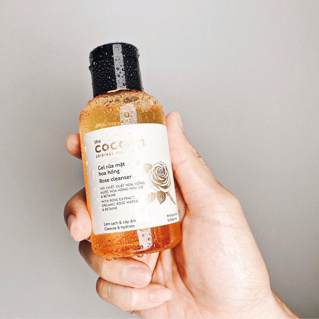 Nước tẩy trang hoa hồng The Cocoon Rose Micellar Water 140ml