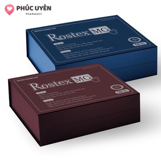 Bổ thận ROSTEX MG sâm nhung tăng cường sinh lý, giảm xuất tinh sớm, kéo dài thời gian - Hộp 10 viên