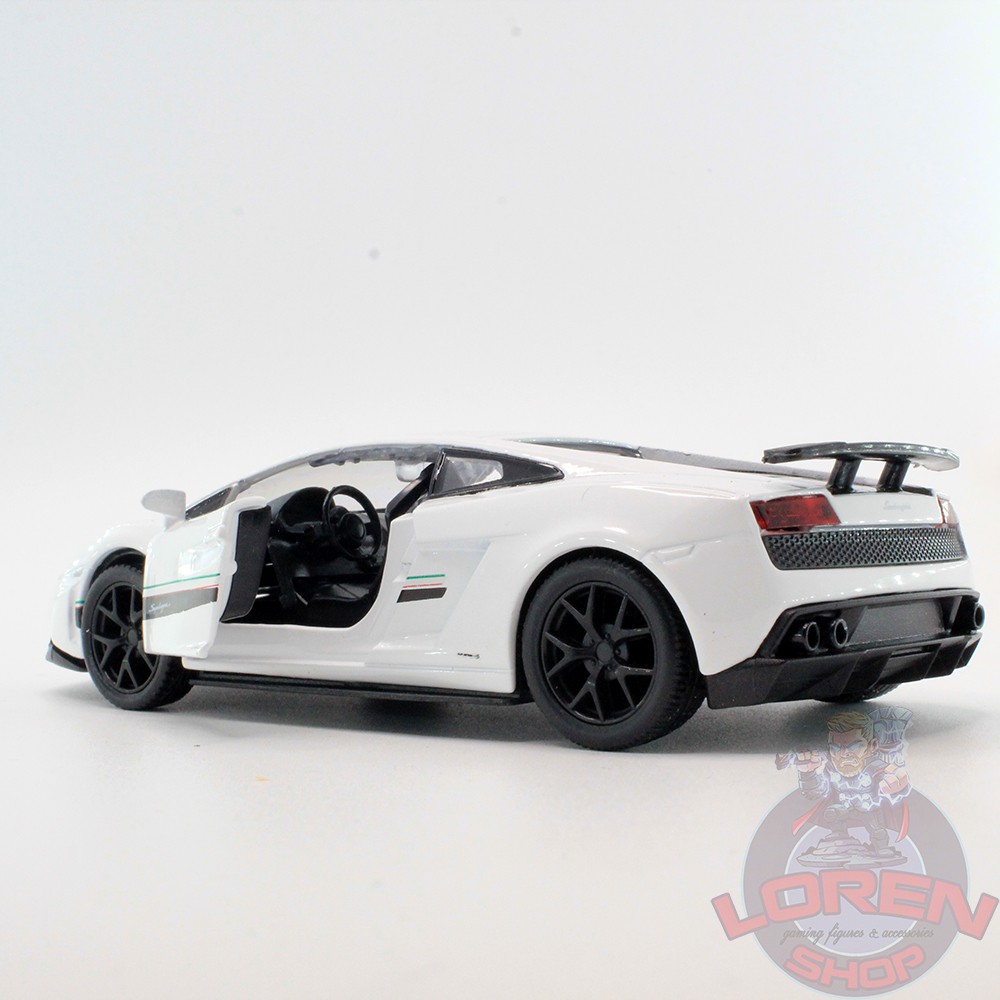 Mô hình ô tô kim loại tỷ lệ 1:36, siêu xe đồ chơi Lamborghini Gallardo LP 570-4 Superleggera