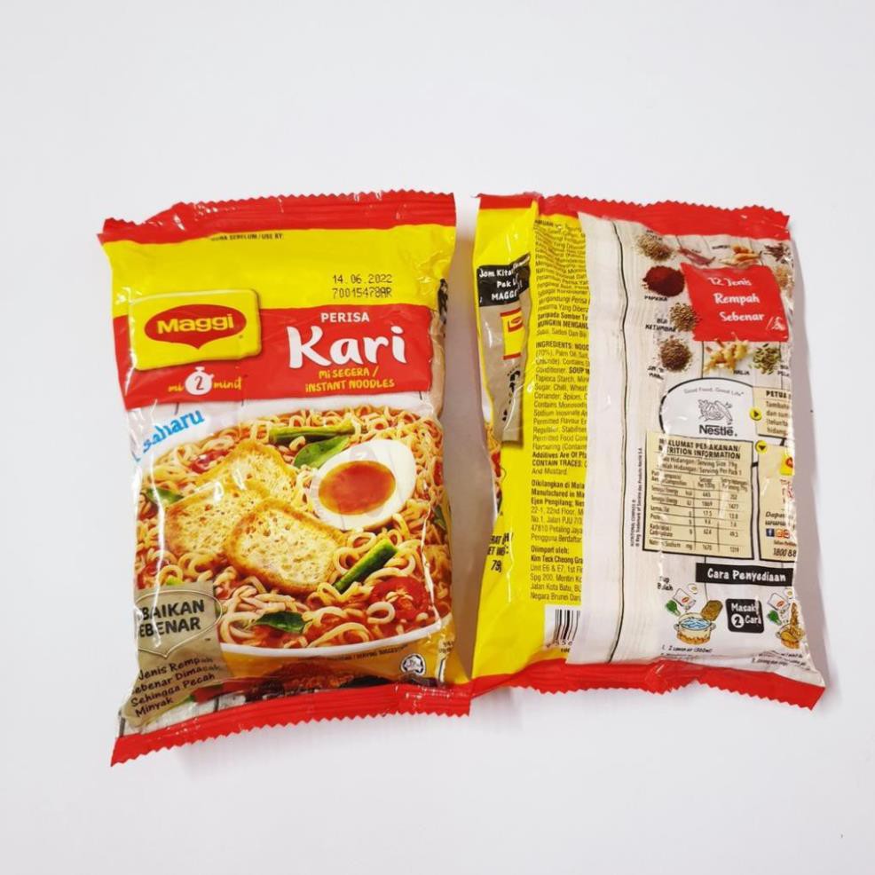 Combo 6 gói Mì Maggi Kari