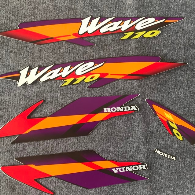 [HOT] TEM MẪU WAVE 110 THÁI , TEM CAO CẤP 3 LỚP CHỐNG NƯỚC ĐỦ MÀU ( GIÁ BAO RẺ)