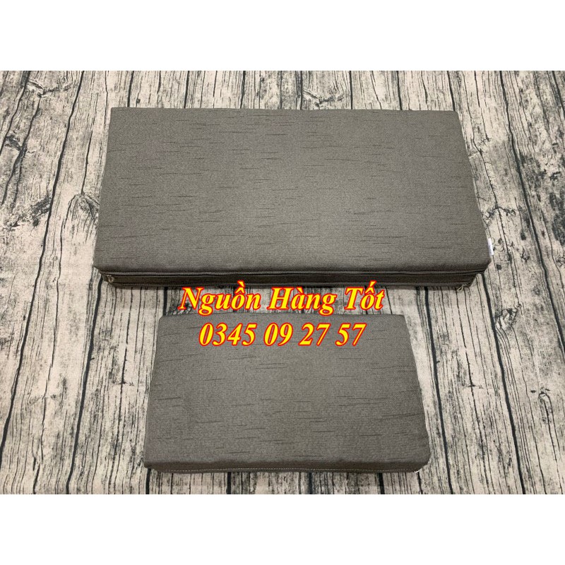 Bộ Tọa Cụ Bồ Đoàn Size 70x70cm Đệm Ngồi Thiền Định Yoga Gấp Đôi Nhỏ Gọn Tiện Dụng - Nệm Ngồi Thêu Sen Vàng