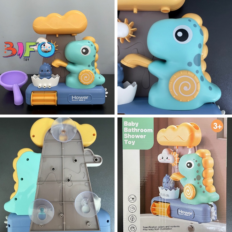 Đồ Chơi Khủng Long Phun Nước Nhà Tắm Dễ Thương Cho Bé