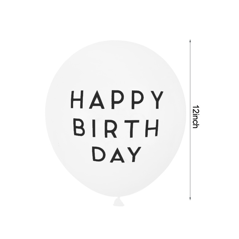 Set 15 Bong Bóng Latex In Chữ Happy Birthday To You Dùng Trang Trí Tiệc Sinh Nhật/Đám Cưới