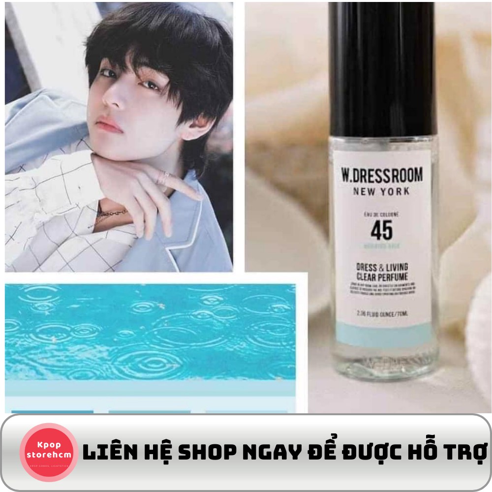 Kpopstorehcm Nước hoa xịt thơm W.DRESSROOM KPOPSTOREHCM 49,97,45,214,314 cheapmoment Jungkook V BTS chính hãng Hàn Quốc