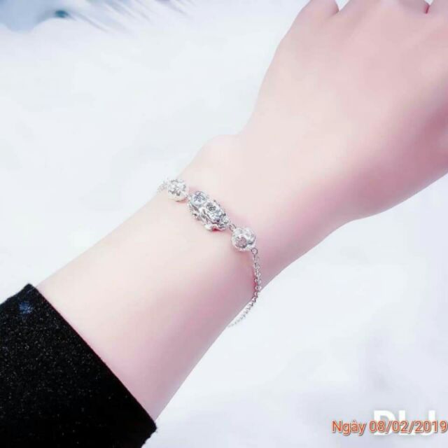 Lắc tay tỳ hưu bạc ta