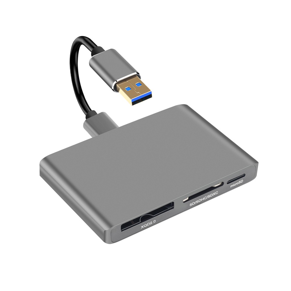 PUR XQD Card Reader Adapter USB 3.0 Type-C Interface Flash Memory Card Reader for Sony G/M SD Series