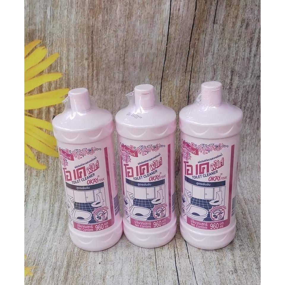 Nước Tẩy Bồn Cầu Okay Pink Thái Lan 960ml