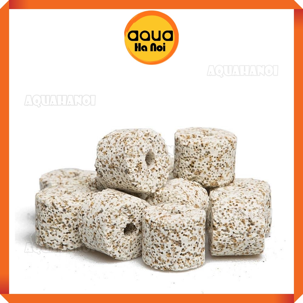 Sứ trụ muối tiêu - 100g - Vật liệu lọc làm trong nước hồ cá Koi, cá rồng, thủy sinh