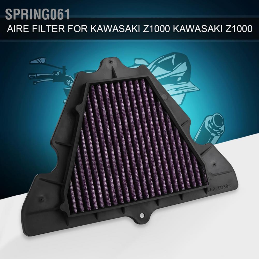 [Hàng Sẵn] Bộ lọc khí nạp vào xe máy cho KAWASAKI Z1000 2011-2016 VERSYS 1000 2012-2016 【Spring061】