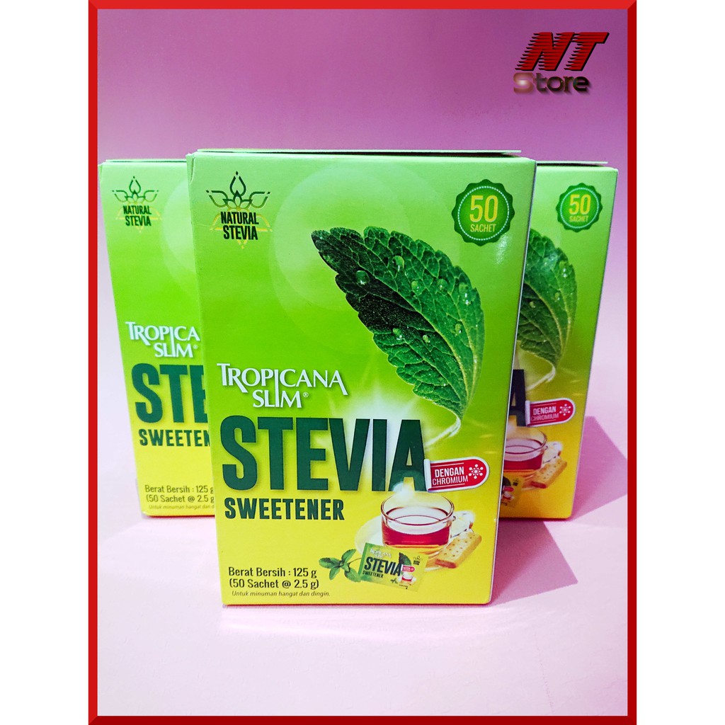 Đường ăn kiêng Tropicana Slim Stevia với chiết xuất cỏ ngọt