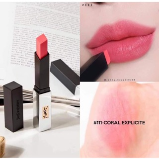 Son YSL Slim Sheer Matte màu 111 - hồng san hô