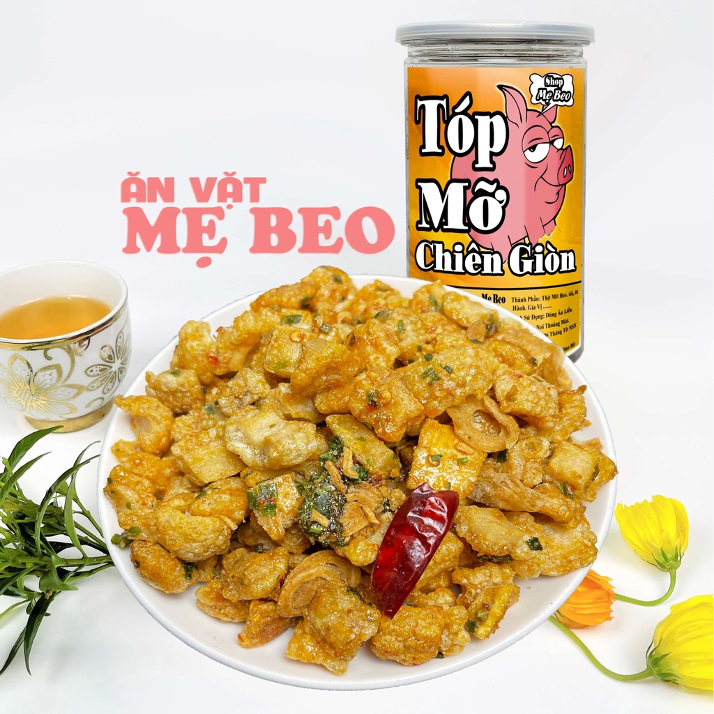 Tóp mỡ chiên giòn 230gr ăn cực ngon