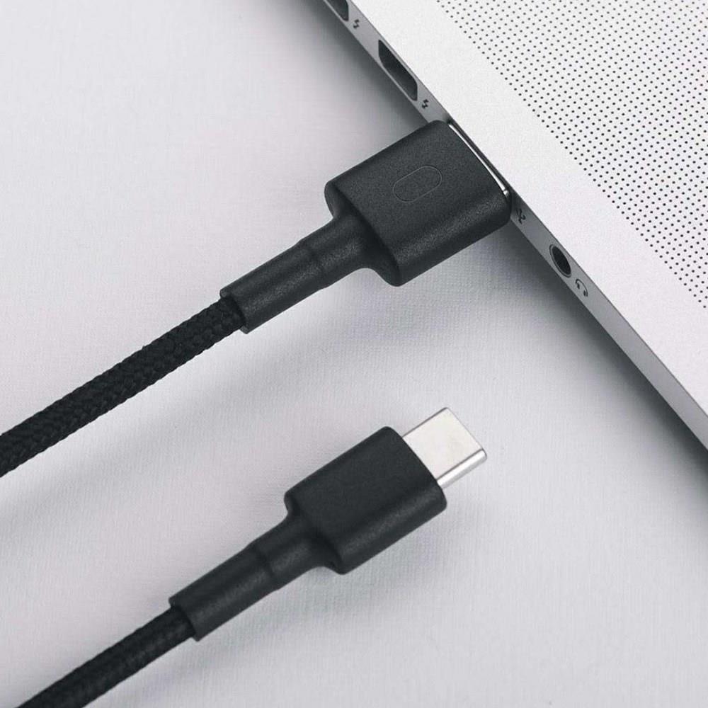 Cáp Sạc Đồng Bộ Dữ Liệu Dây Bện XIAOMI Từ USB Sang Type-C Dài 100cm