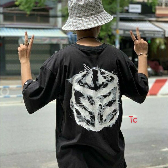 Áo thun tay lỡ form rộng SWE Khói phong cách unisex cho cả nam nữ, vải cotton  co dãn 4 chiều,