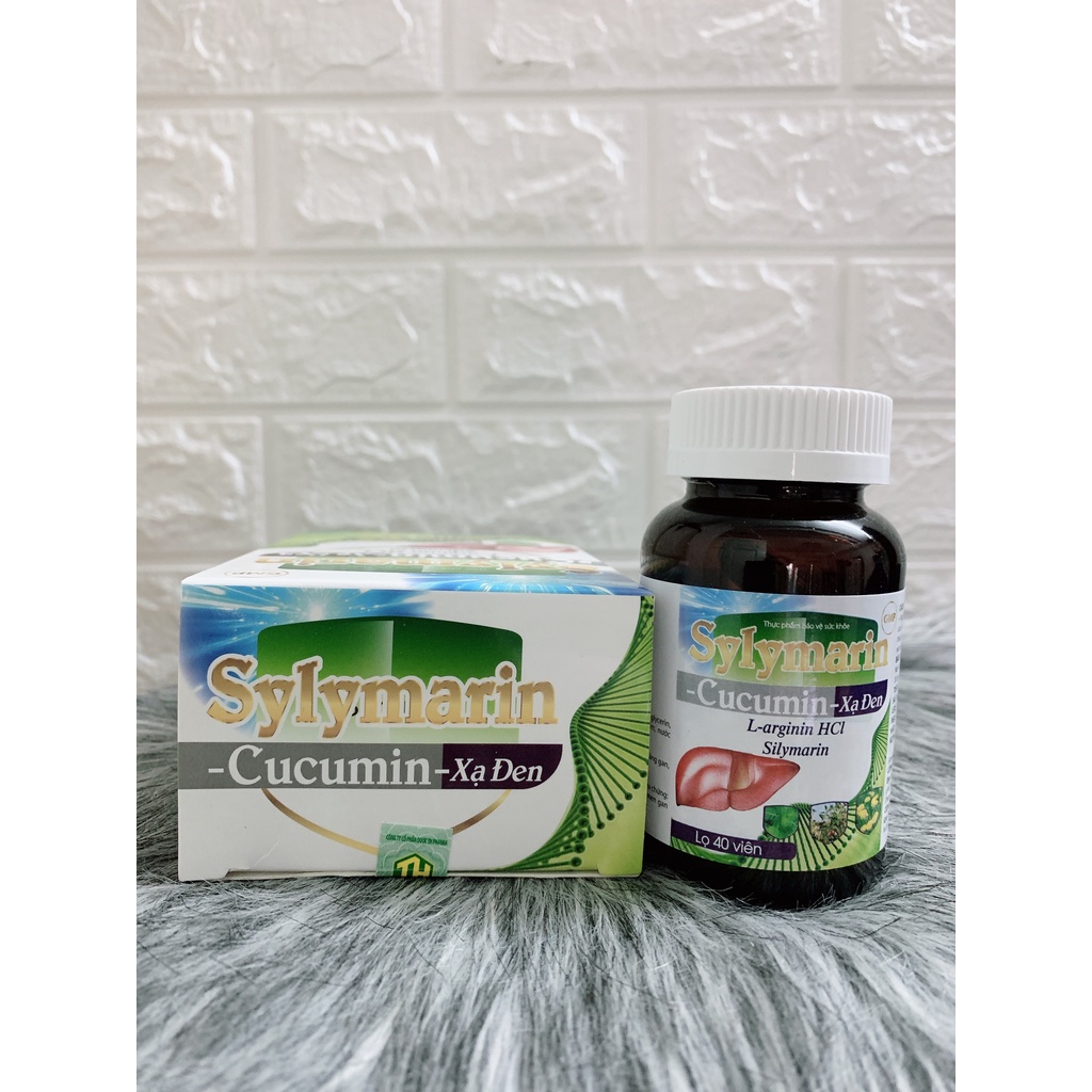 BỔ GAN SYLYMARIN-CUCUMIN-XẠ ĐEN - Giúp giải độc gan , tăng cường chức năng gan, hạ men gan