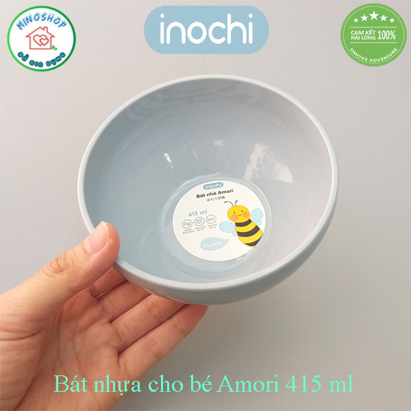 Bát Nhựa Tập Ăn Cho Bé Amori 415 ml, Bát Tô Amori 850 ml Cho Mẹ Và Bé, Bát Nhựa Chính Hãng Inochi Cao Cấp.