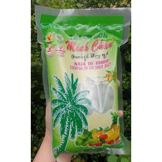 Thạch dừa Bến Tre Minh Châu túi 500gram