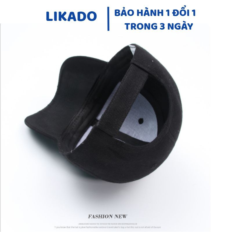 Mũ lưỡi trai nam hàn quốc LIKADO màu trơn LKD07